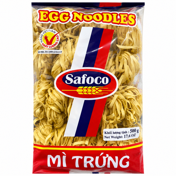Mì Trứng Safoco Sợi Nhỏ  (500G * 20 Gói)