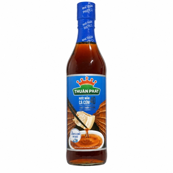 Nước Mắm Cá Cơm Thuận Phát Dòng Cao Cấp 40 Độ Đạm (610Ml*12 chai)