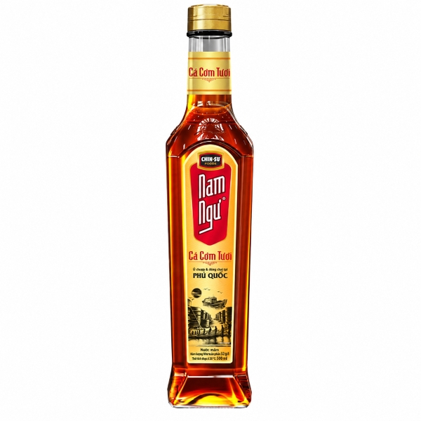 Nước Mắm Nam Ngư Cá Cơm Chai Thủy Tinh Miền Nam (500Ml*12Chai)
