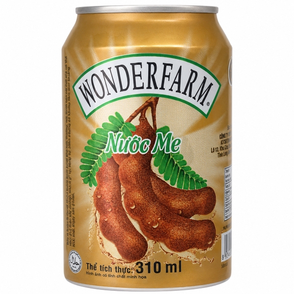 Nước Me Wonderfarm ( 310ML*24 lon)