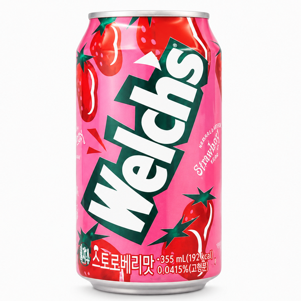 Nước Uống Có Gas Welch’s Vị Dâu Tây 355ML