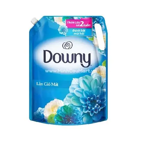 Nước Xả Vải Đậm Đặc Downy Kháng Khuẩn Hương Làn Gió Mát (3L*4 Túi)