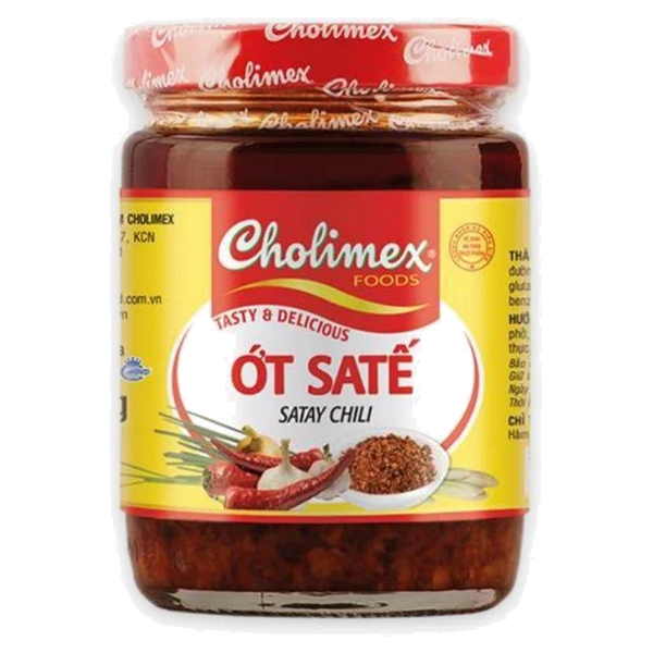 Ớt Sate Cholimex Thuỷ Tinh (150G*36 hũ )