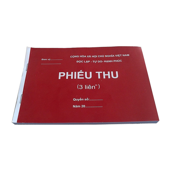 Phiếu Thu 3 Liên (150 tờ * 80 cuốn)