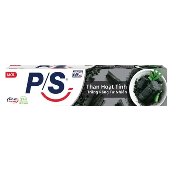 P/S Kem Đánh Răng Trắng Răng Than Hoạt Tính & Tre (230G * 36 Tuýp)