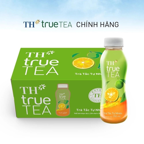Trà Tắc Tự Nhiên TH True Tea (350Ml*24 Chai)
