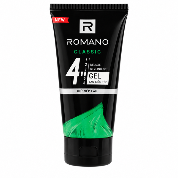 Romano Gel Vuốt Tóc Glue Classic (150G * 24 Tuýp)