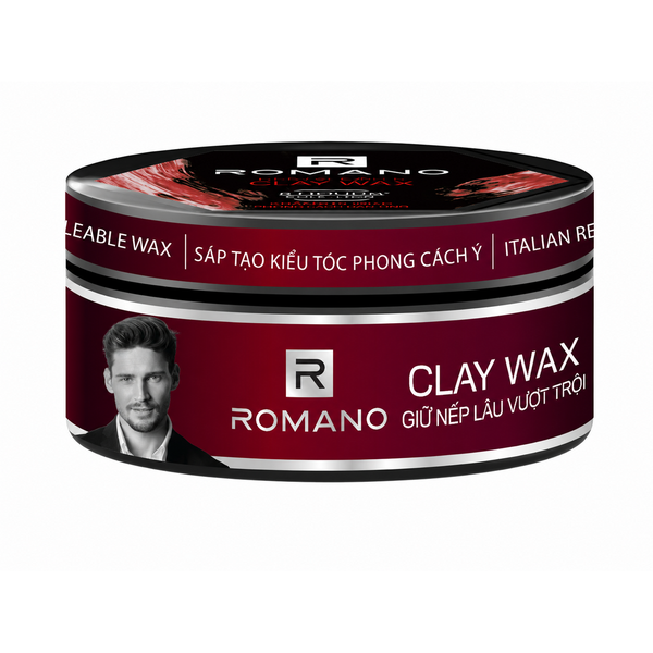 Romano Sáp Vuốt Tóc Clay (68G * 24 Hũ)