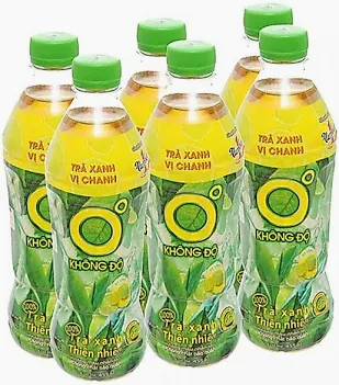 Trà Xanh Không Độ Vị Chanh (455Ml*24 Chai)