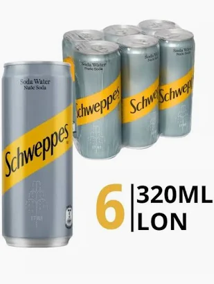 Đồ Uống Schweppes Soda (320Ml* 24 Lon)