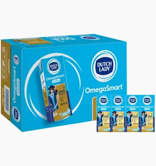 Sữa Dinh Dưỡng Dutch Lady Omegasmart Ít Đường (180Ml*48 Hộp)