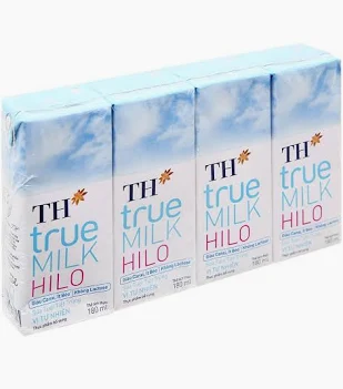 Sữa Tươi Tiệt Trùng Vị Tự Nhiên TH True Milk Hilo (180ML*48 hộp)