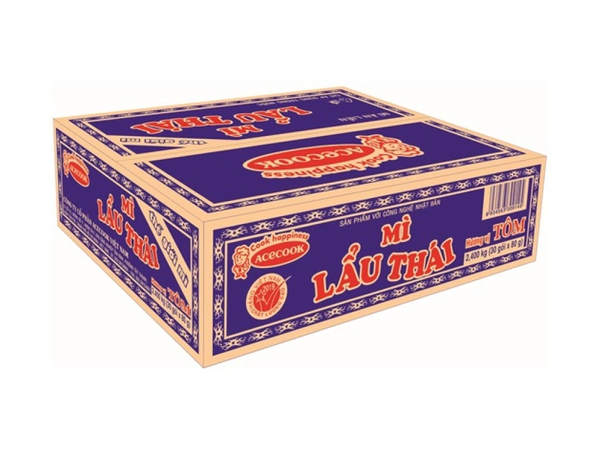 Mì Lẩu Thái Hương Vị Tôm (81G*30 Gói)