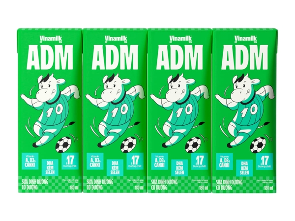 Sữa Dinh Dưỡng Có Đường Vinamilk Adm (180Ml*48 hộp)