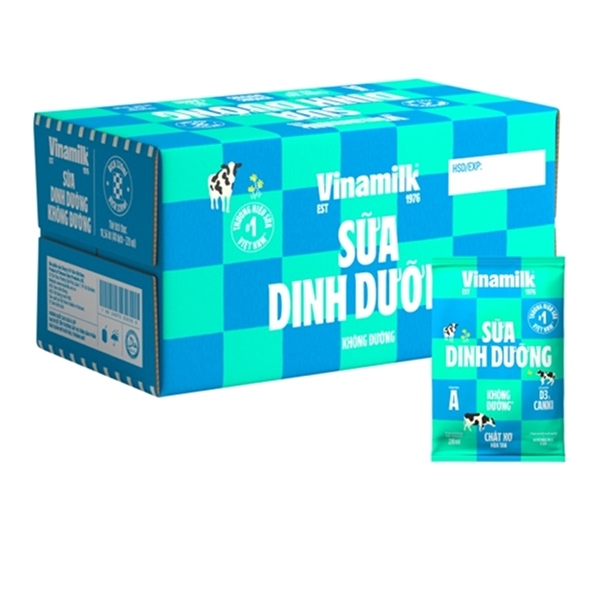 Sữa Dinh Dưỡng Không Đường Vinamilk F220Ml (220ML*48 Bịch)