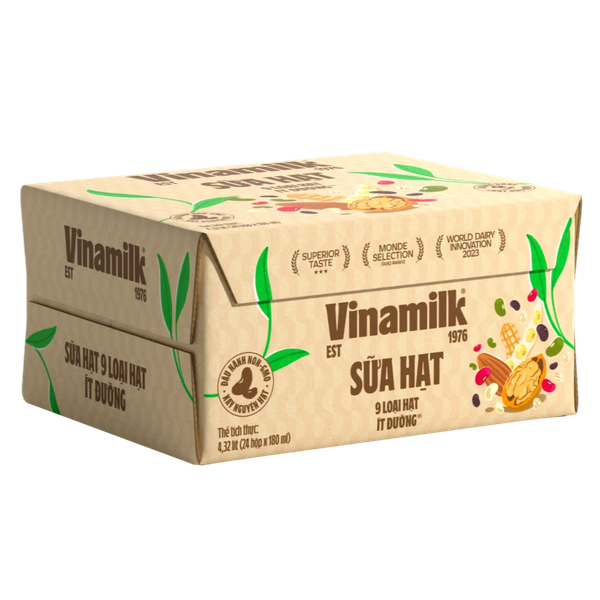 Sữa Vinamilk 9 Loại Hạt (180Ml*24Hộp)