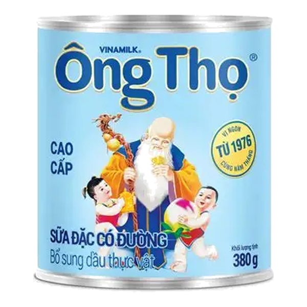 Sữa Đặc Có Đường Ông Thọ Chữ Xanh Hg (380G*24 hộp)
