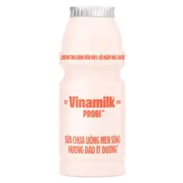 Sữa Chua Uống Vinamilk Probi Hương Đào (130ML*24 Chai)