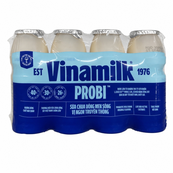 Sữa Chua Uống Vinamilk Probi Vị Truyền Thống (130ML * 24 Chai)