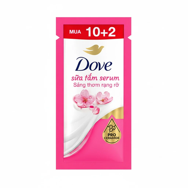 Sữa Tắm Dove Serum Hương Hoa Muối Hồng 6g