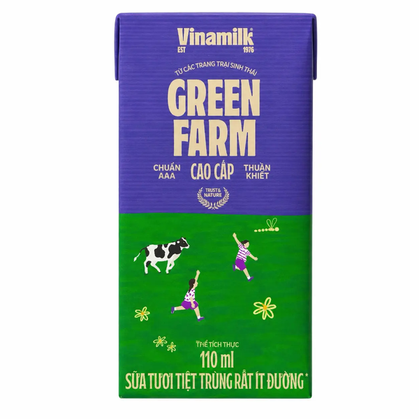 Sữa Tươi Tiệt Trùng Ít Đường Vinamilk (110Ml* 48 hộp)