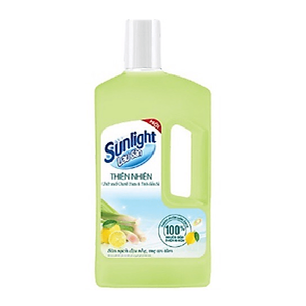 Sunlight Nước Lau Sàn BioShield Hương Chanh Yuzu & Sả (1KG * 12 Chai)