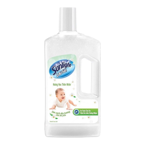 Sunlight Nước Lau Sàn Thiên Nhiên Trắng (1KG * 12 Chai)