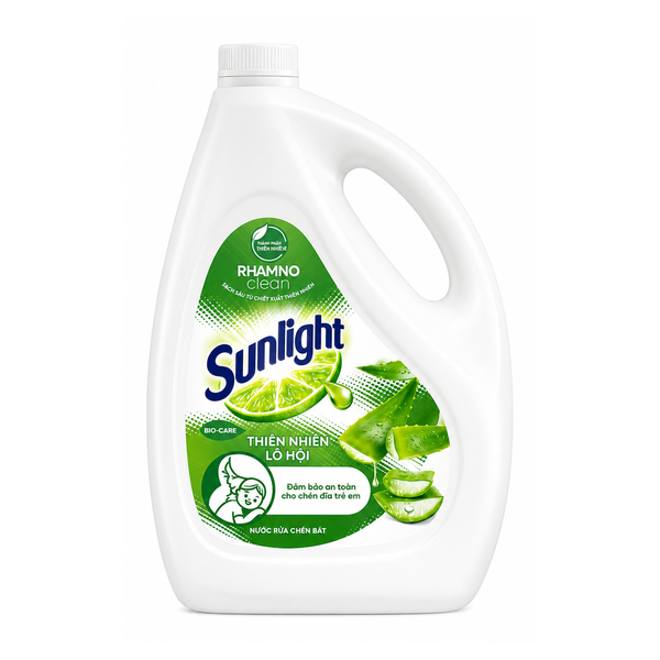 Sunlight Nước Rửa Chén Thiên Nhiên Lô Hội (3.5KG * 3 Can)