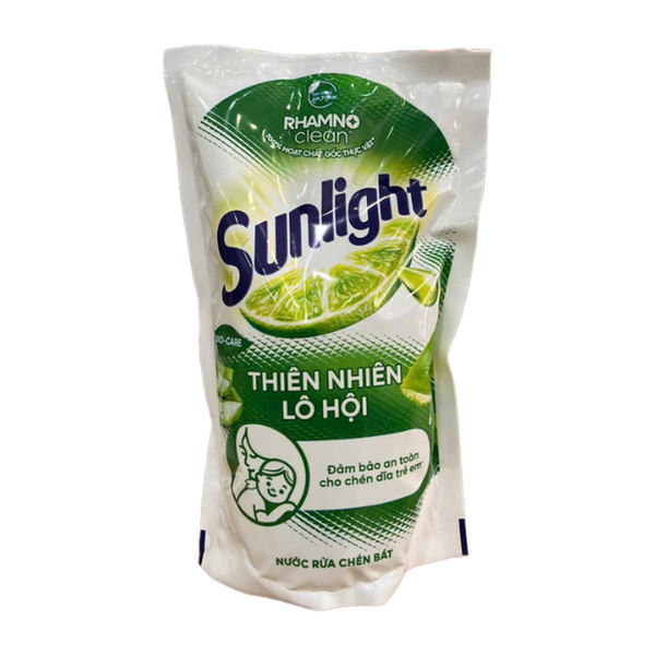 Sunlight Nước Rửa Chén Thiên Nhiên Lô Hội (720G * 18 Túi)