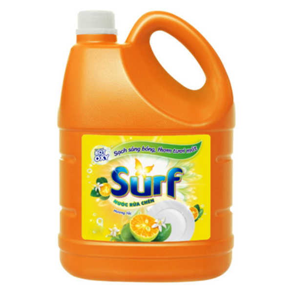 SURF Nước Rửa Chén Hương Tắc (3.5kg * 3 can)