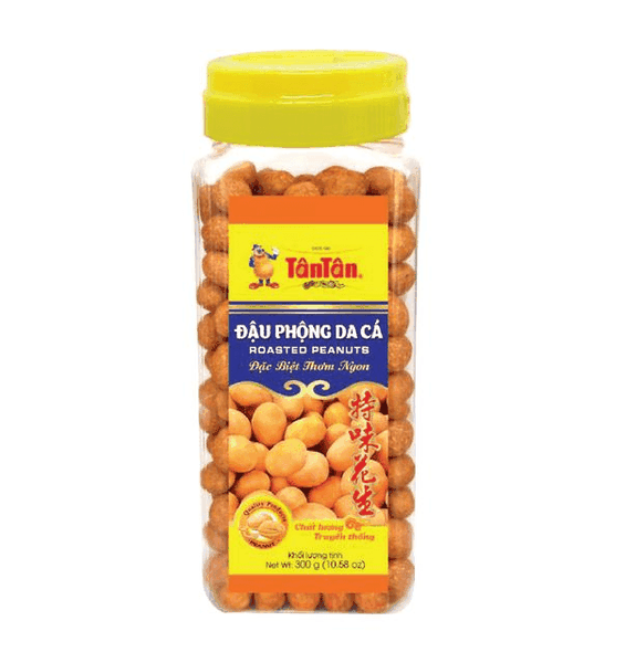 Tân Tân Đậu Phộng Da Cá (300G*24 Hũ)