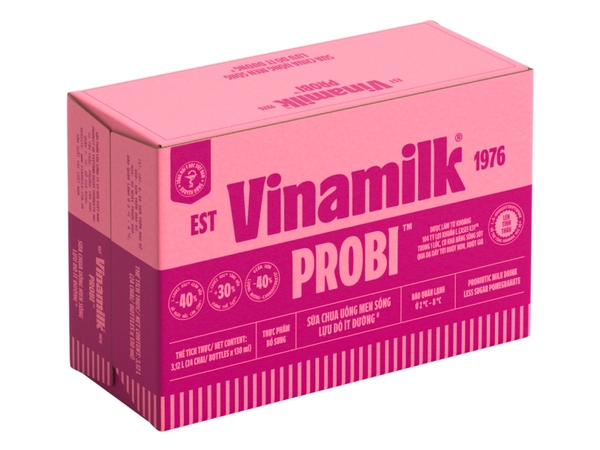 Sữa Chua Uống Vinamilk Probi Lựu Đỏ Ít Đường (130ML*24 Chai)