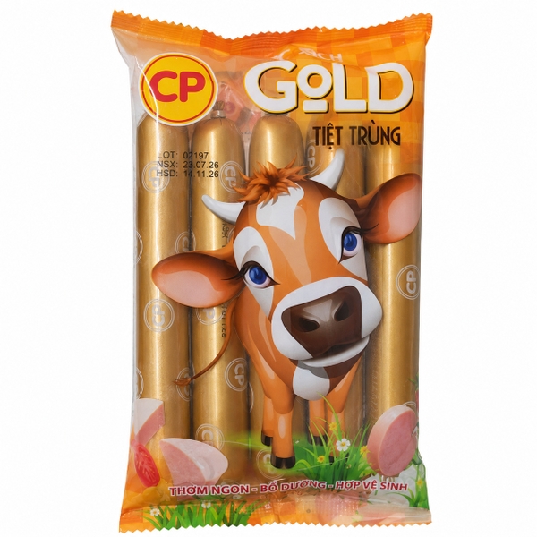 Thùng Xúc Xích Gold Tiệt Trùng (200G*20 gói)