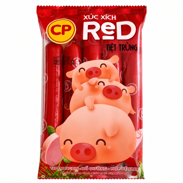 Thùng Xúc Xích Red Tiệt Trùng (200G*20 gói)