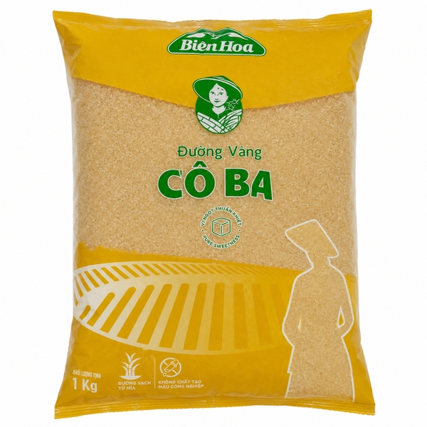 Đường Vàng Cô Ba (1kg*20 túi)