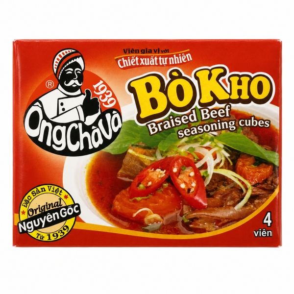 Viên Gia Vị Bò Kho Ông Chà Và (75G * 72 Hộp)