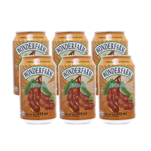Nước Me Wonderfarm ( 310ML*24 lon)