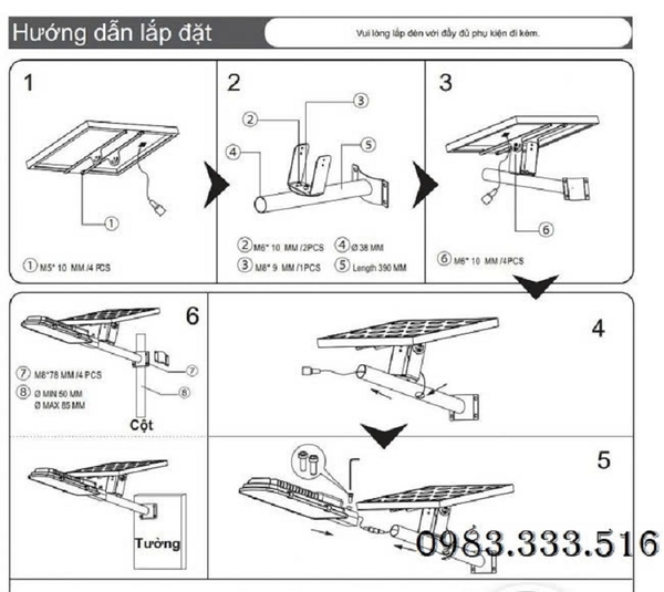Đèn năng lượng mặt trời 500w BC500 Siêu Sáng