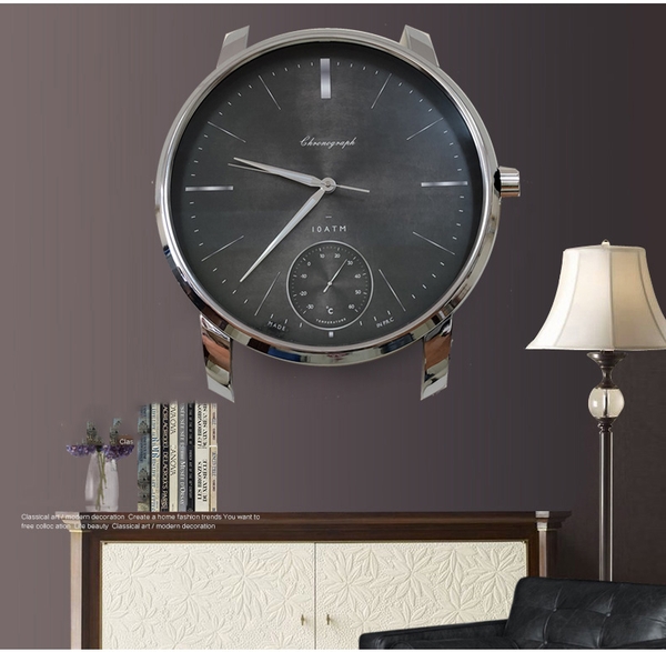 Đồng hồ treo tường nghệ thuật GV1-121 - Decor hiện đại KT 45cm