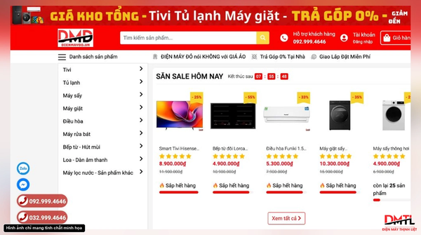 Mua điện máy online cần lưu lại những thông tin nào?