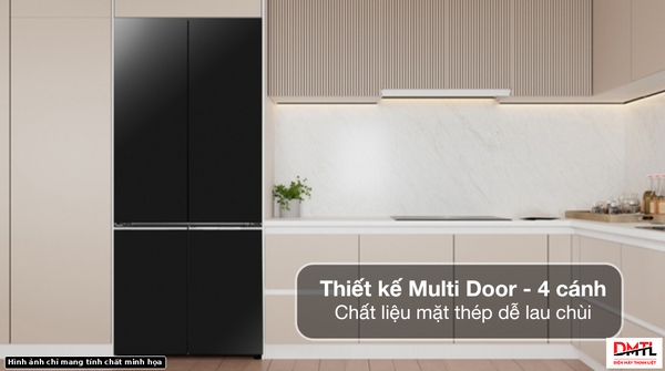 Tủ lạnh Panasonic 510 lít có phù hợp bếp chung cư không?