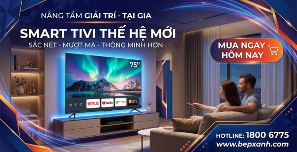 Smart Tivi tại Bếp Xanh