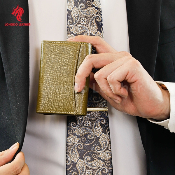 Ví đựng thẻ cao cấp thương hiệu Longdo Leather - C03
