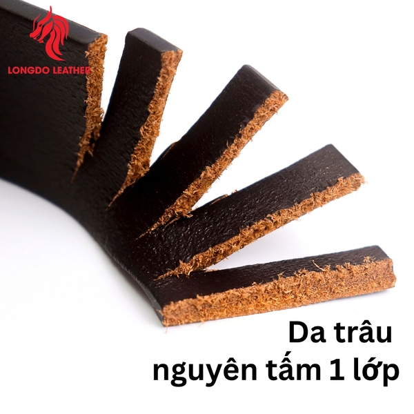 Dây thắt lưng nam cao cấp bản 3.8cm khóa đồng đúc nguyên khối - TL30