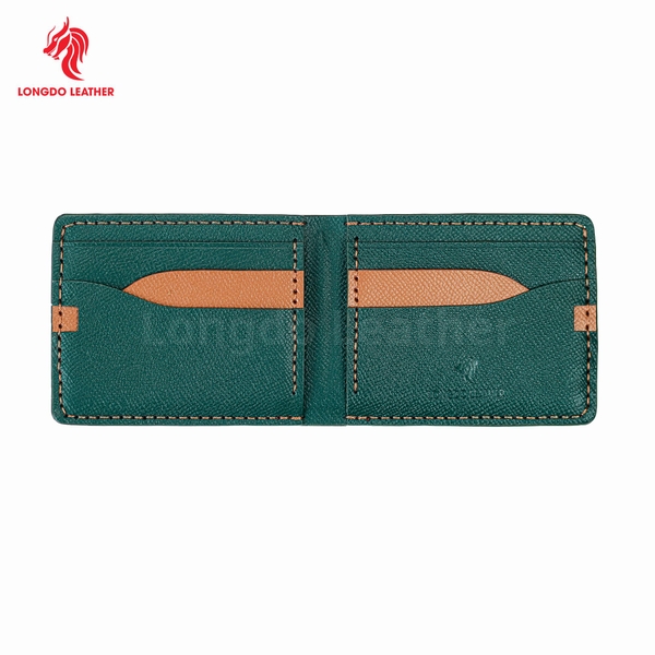 Ví ngang dập vân Epsom cao cấp bảo hành 05 năm thương hiệu Longdo Leather - B05