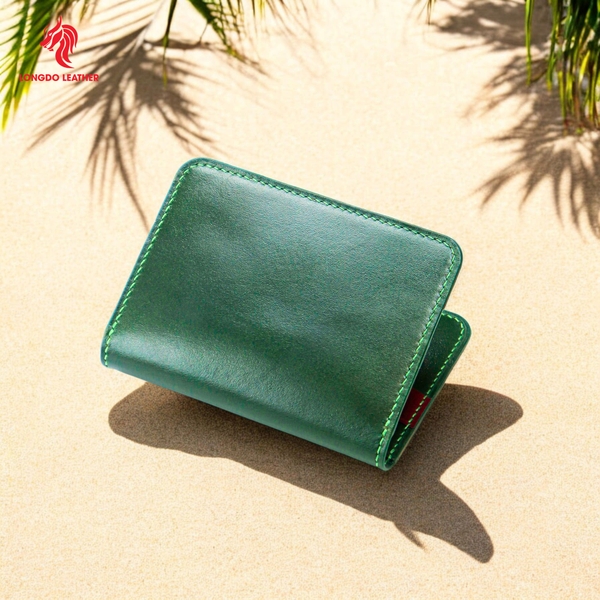 Ví da thiết kế da bò thật bảo hành 5 năm hàng chính hãng thương hiệu Longdo Leather