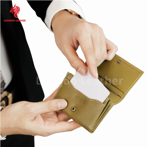 Ví đựng thẻ cao cấp thương hiệu Longdo Leather - C03