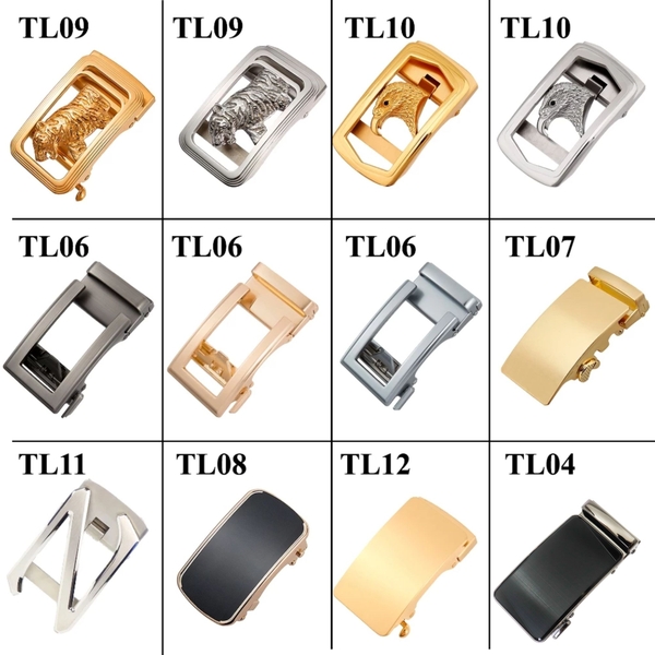 Dây thắt lưng da bò khóa tự động bản 3.5cm thương hiệu Longdo Leather