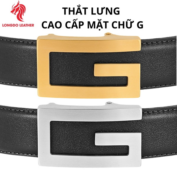 Thắt lưng da bò khóa tự động bản 3.5cm thương hiệu Longdo Leather - TL18