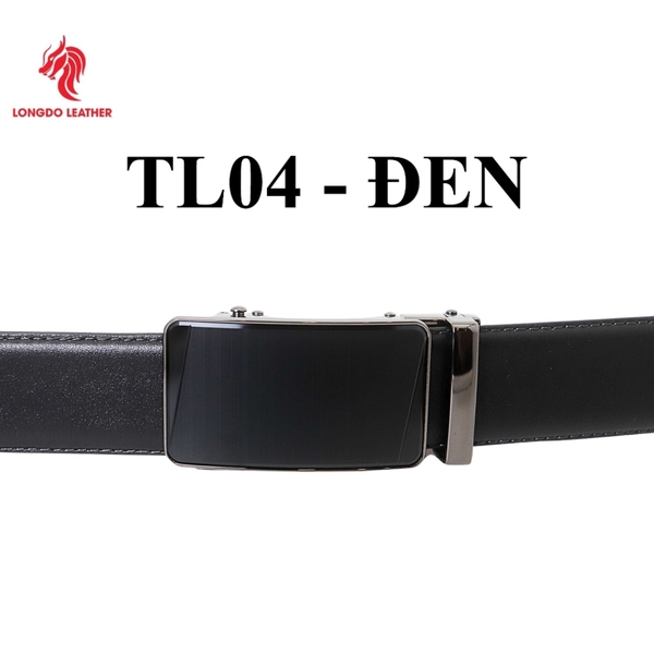 Dây thắt lưng da bò khóa tự động bản 3.5cm thương hiệu Longdo Leather